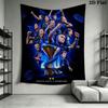 Inter Milan Wall Hanging Printed Fabric Blanket Decorative Tapestries for Bedroom Living Room Home Decor