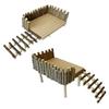 Holz-Plattformständer für Hamster, Vogel, Papagei, Spielplatz mit Kletterleiter