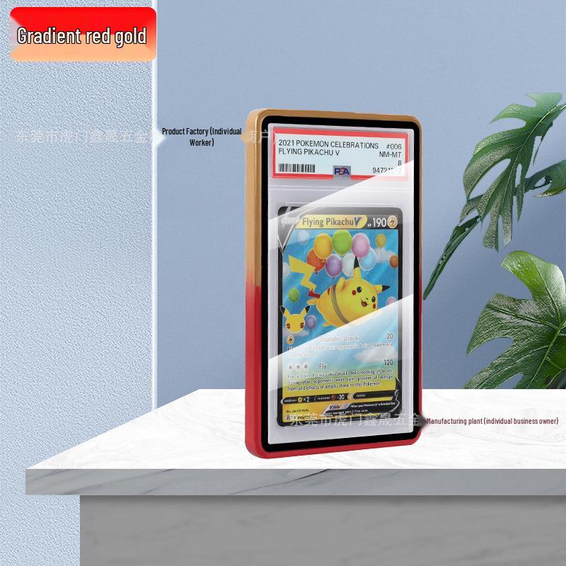Gradient Metal Shell for PSA/BGS Graded Card Protection - Pokemon & Star Player Card Compatible