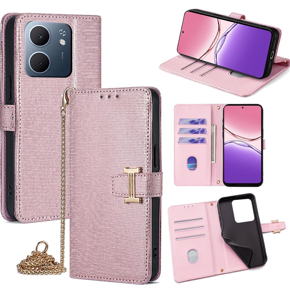 For Oppo A5x 5G Case Wallet Sequins Leather Crossbody Phone Cover