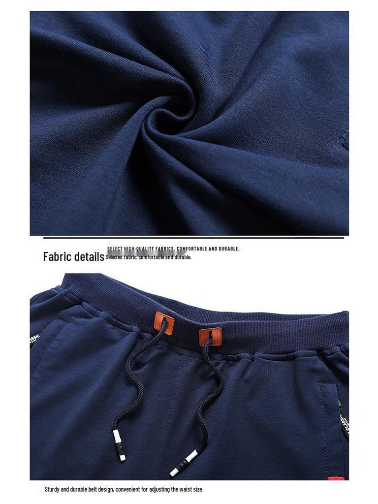 Men's Casual Summer Cotton Shorts: Lightweight Home, Sleep & Sports Wear