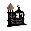 2025 Ramadan Adventskalender Eid Mubarak Acryl Countdown-Kalender Islamisches Muslimisches Festival Party Tisch Heimdekoration Ornament