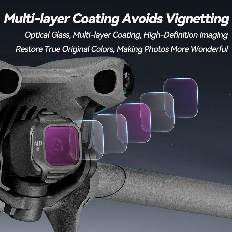 Lens Filters for DJI Mini 5 Pro UV CPL ND8/ND16/ND32 ND64 Neutral Density Filter Set Drone Photography Accessory