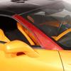 Front Windshield A-pillar Cover Trim Compatible with Corvette C7 Stingray 2014-2019 Soft Carbon Fiber 2PCS Windshield Side Panel Molding Cover Trim