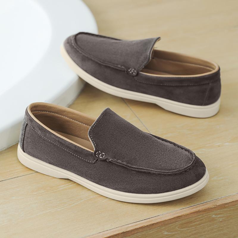 Summer Autumn Men's On Slip Loafers Daily Casual Comfortable Non Slip Breathable Lightweight Soft Sole Outdoor Walking Shoes