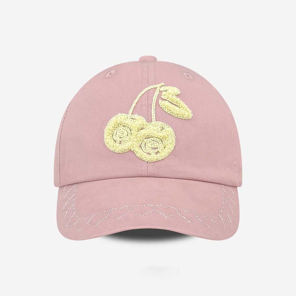 Sunscreen Cherry Baseball Cap Adjustable Sunshade Casquette Casual Embroidered Peaked Hat  Sports