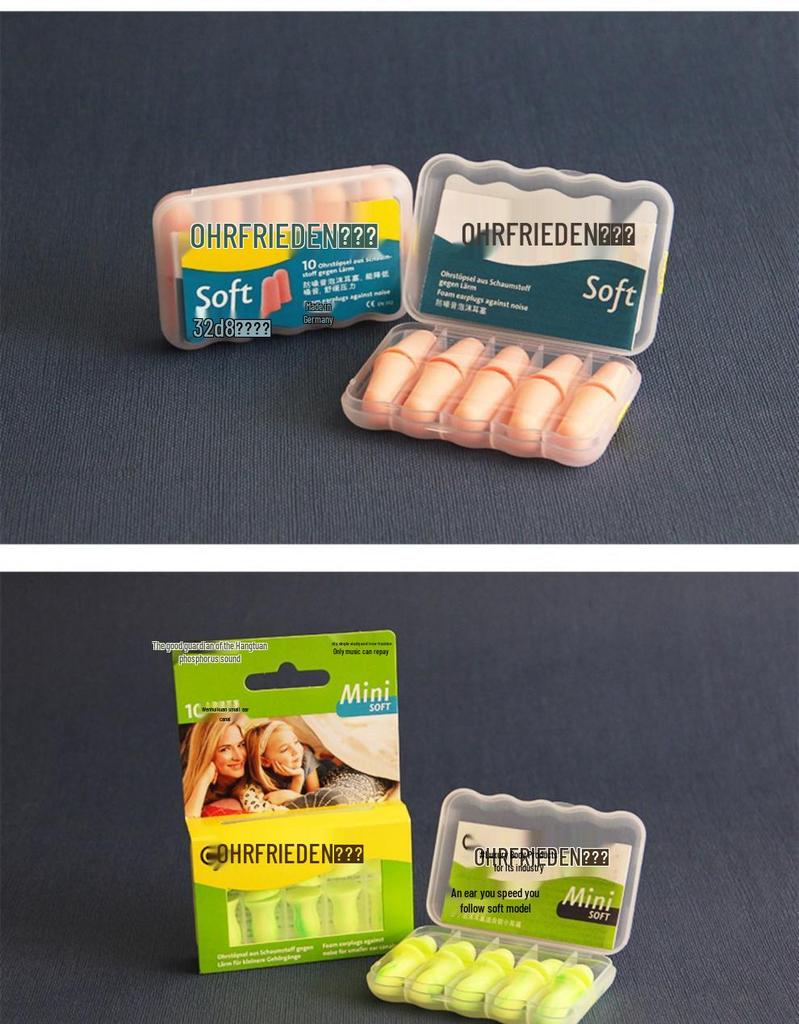 German Soundproof Earplugs for Anti-Snoring and Noise Reduction