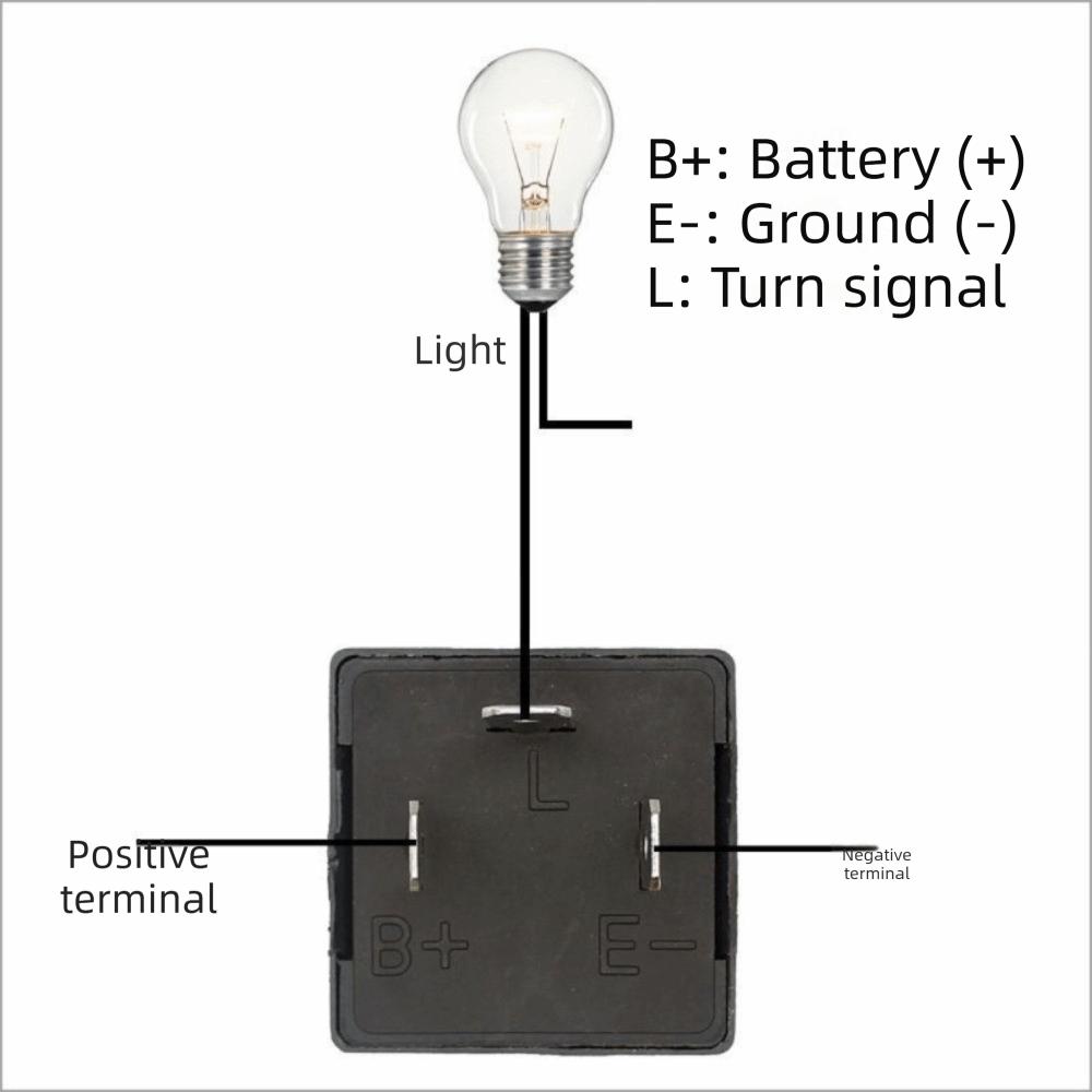 3 Pin LED Flasher Relay Adjustable Adjustable Flasher Relay Automotive Accessories