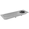 Automatic Cup Washer Stainless Steel Sink Embedded High Pressure Fast Flushing for Bar G1Celsius2in