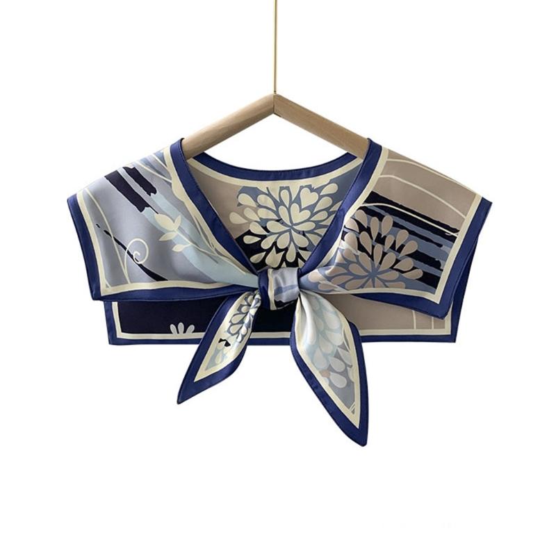 Lightweight Breathable Detachable Collar Scarf Korean Multipurpose Fashion Accessory For Women Summer Spring Autumn