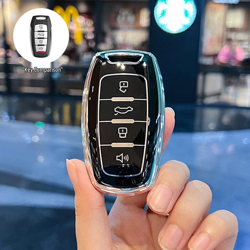 Key Cover for 2024 Haval Big Dog: Fits 23mm Chitu H6, 22mm New H9 Buckle, 19mm Old M6 Case - Simple Design