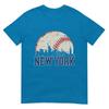 New York Retro Baseball Lover Met At Game Day TShirt
