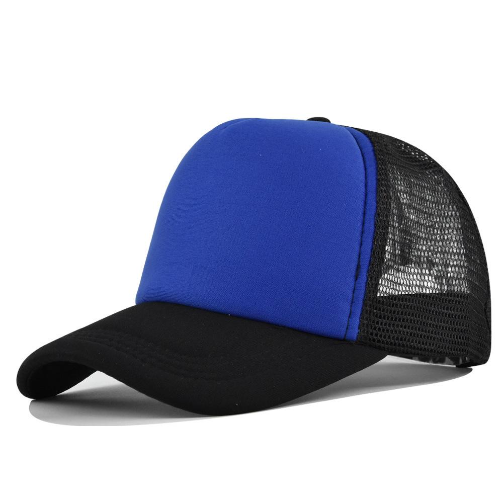 Fashion Desgin Solid Color Sponge Baseball Cap Net Cap Curved Brim Hat Sun Hat Light Mesh Sun Cap Outdoor Women Men