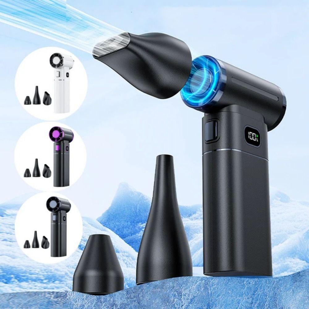 Digital Display Powerful Dust Blower 130000 RPM Mini Electric Air Blower Blowing Snow