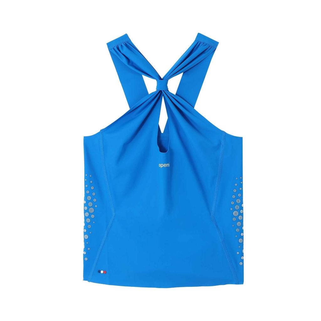 Puma X Coperni Casual Comfortable Bow Solid Color Vest Women Tops Cyan 626690-80