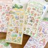 Zzoton Studio Vintgae Girl's Daily Life- Bread Washi Paper Sticker for Card Making DIY Scrapbooking Decorative Sticker Sheet