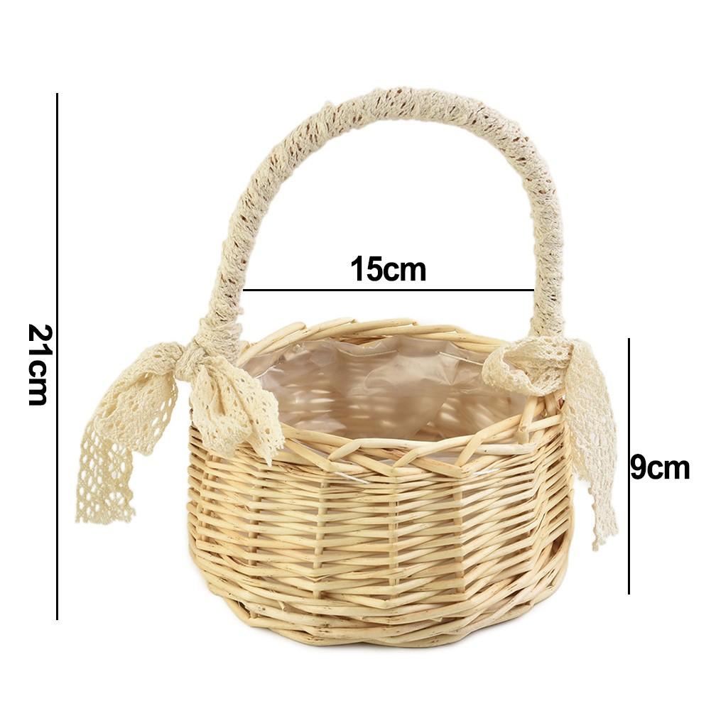 3 Size Storage Basket. Flower Food Fresh Rattan Gifts