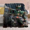 Kamen Rider Anime Flannel Blanket – Soft, Warm, Perfect for Sofas, Bedding, Camping, Travel, Office, and Home Decor – QJY