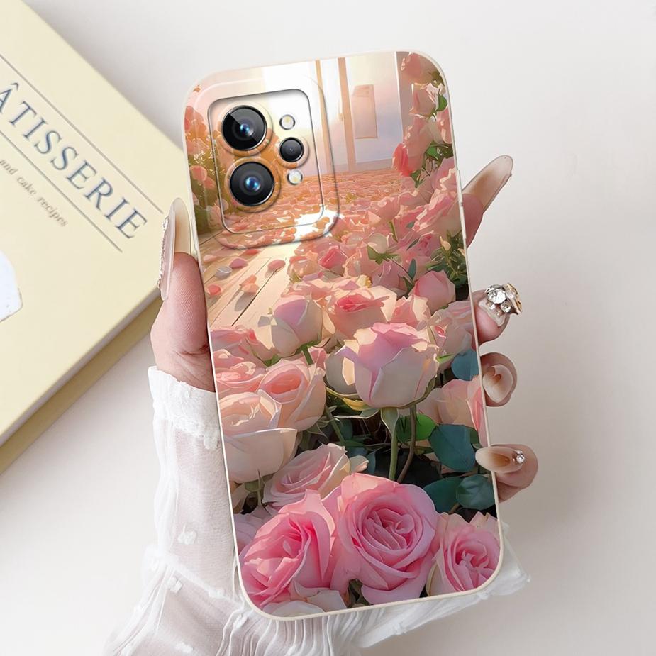 For Realme GT2 Pro Case RMX3301 Cute Fashion Cartoon Cover Shockproof Phone Case For Realme GT 2 Pro RealmeGT2 RMX3310 Soft Bags