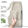 Kaiser Men's Tencel & Linen Blend Lightweight Summer Casual Trousers