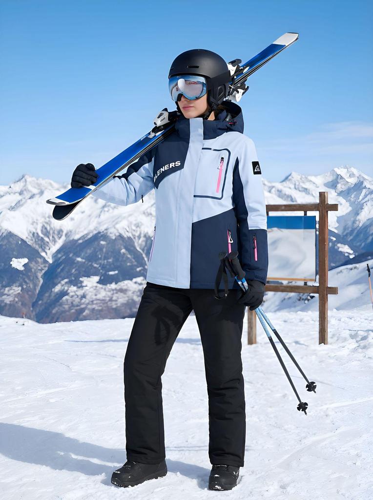 Women's Waterproof Windproof Ski Suit - Warm & Breathable for Outdoor Sports