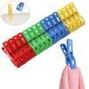 16Pcs New Kitchen Pins Hanging Pegs Clothes Racks Clothespins Hangers Clips