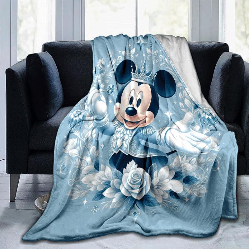 

1pc Mickey Printing Blanket - Soft, All-Season Throw for Office Blanket, Car, Travel 80cmx120cm(31inx47in)