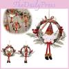 Delicate Xmas Decorations Garland With Rattan And Dazzling Lights For Holiday Spirit