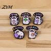 Raccoon Enamel Pins Cartoon Brooch Pin, Animal Decorative Badge, Alloy Pin Lapel for Jackets Backpacks Hats Scarves