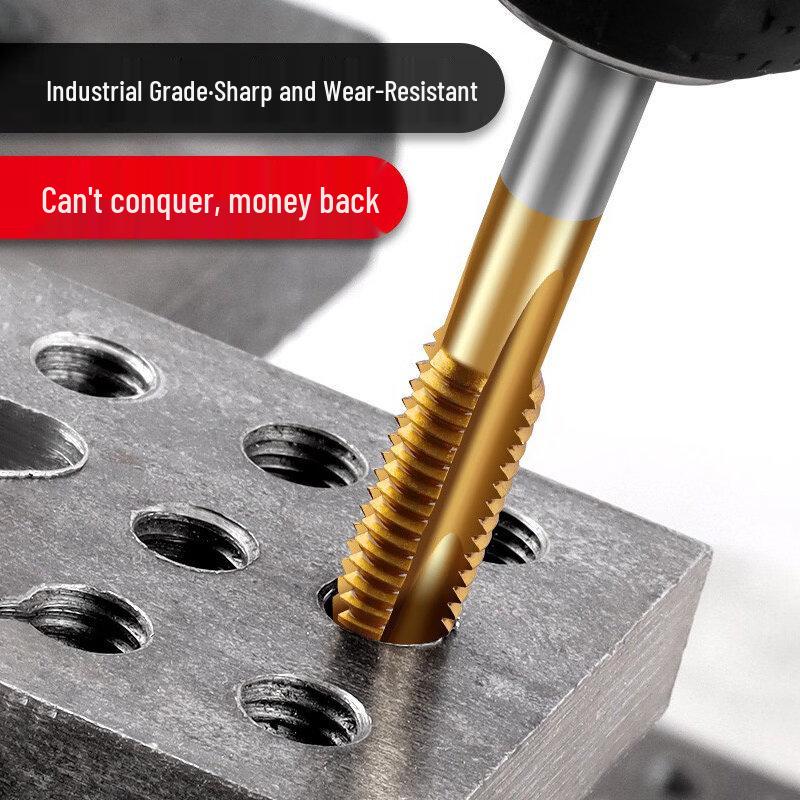 M6*1 Spiral Titanium Plated Tap Drill Bit