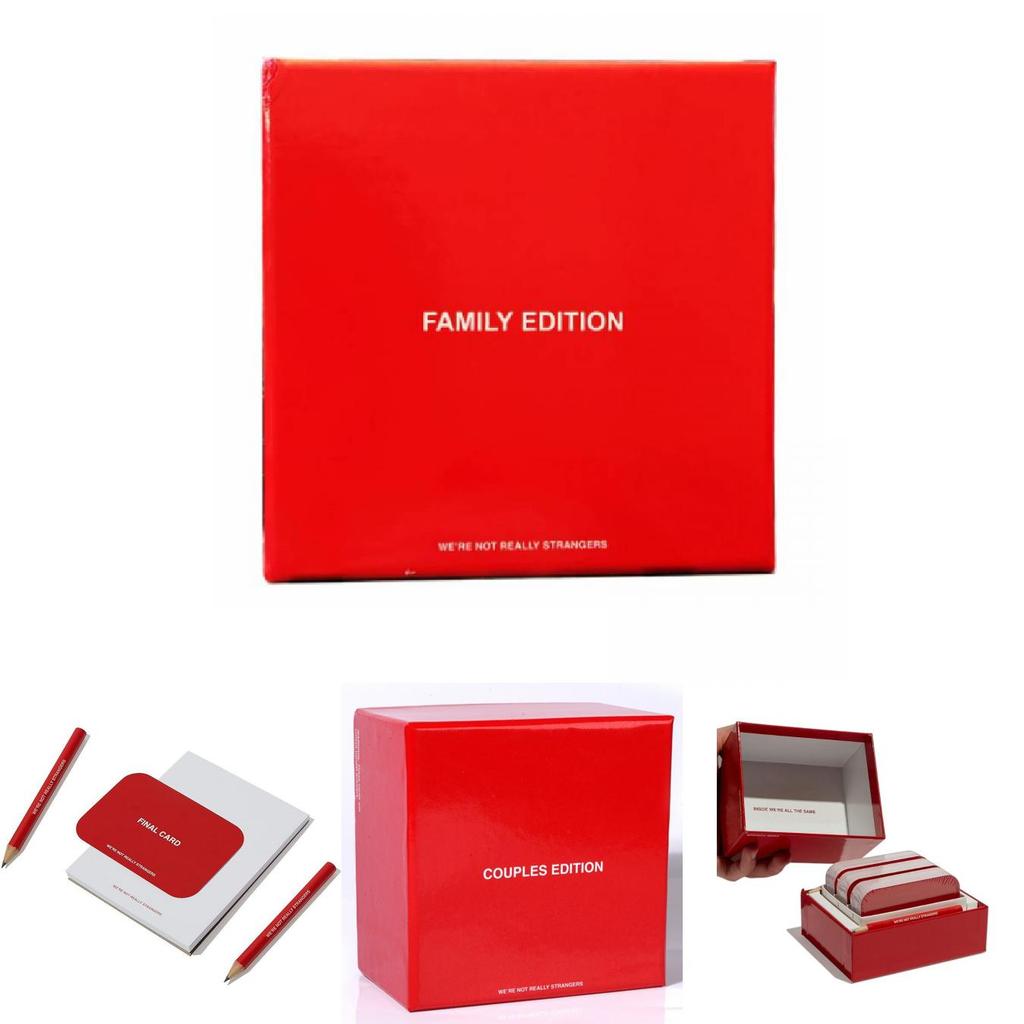 Were Not Really Strangers Couples Edition Kartenspiel für emotionale Reflexion und Kommunikation