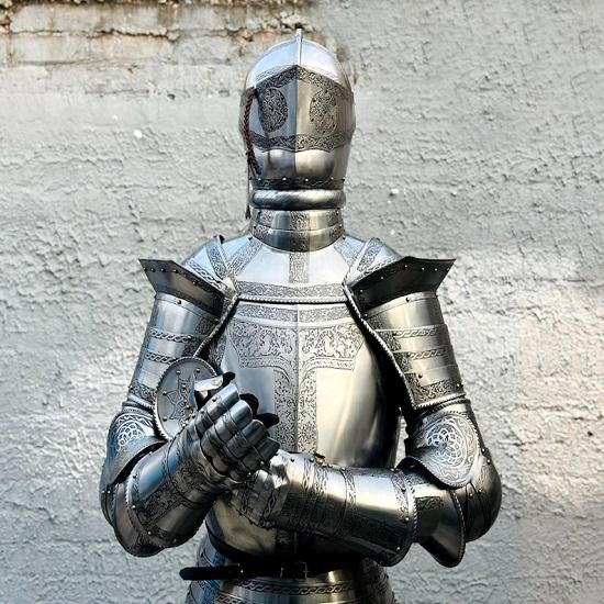 Medieval European Armor Suit  Knight Cosplay Full Body Armor Suit | Battle Ready LARP Armor