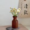 Minimalism Flowerpot Floral Arrangement Tabletop Decor Simple Wooden Vase  Office Desk