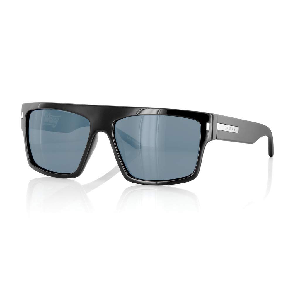 CARVE Wavey Swimming Goggles with Polarized Black Lenses,