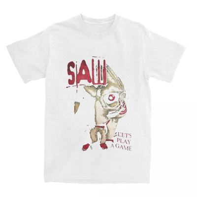 Saw X Horror Movie T Shirts Vintage Streetwear Men Women Harajuku Short Sleeve Cotton Oversized Versatile Fashion Unisex Tops