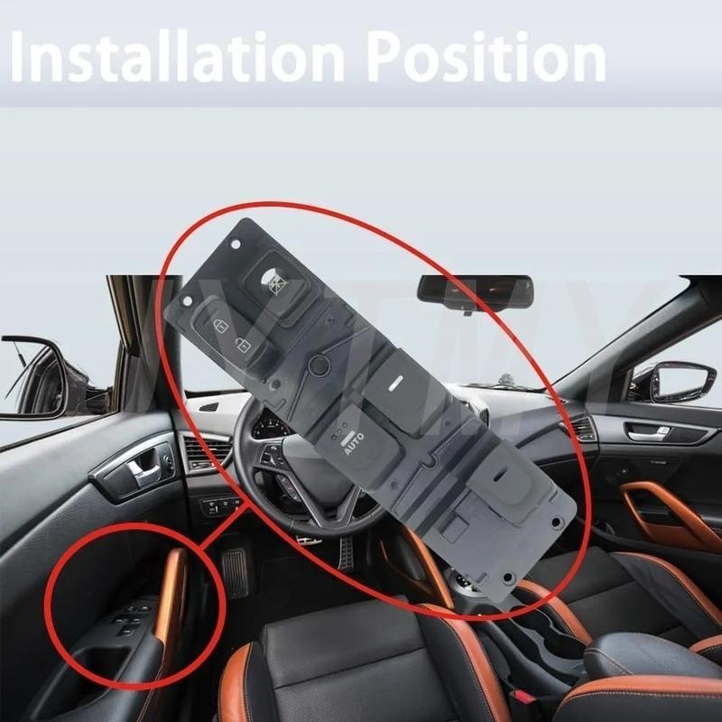 Window Control Switch for Hyundai Veloster 2012 2013 2014 20105 2016 2017 Front Left Power Glass Lifter Button Car Accessories
