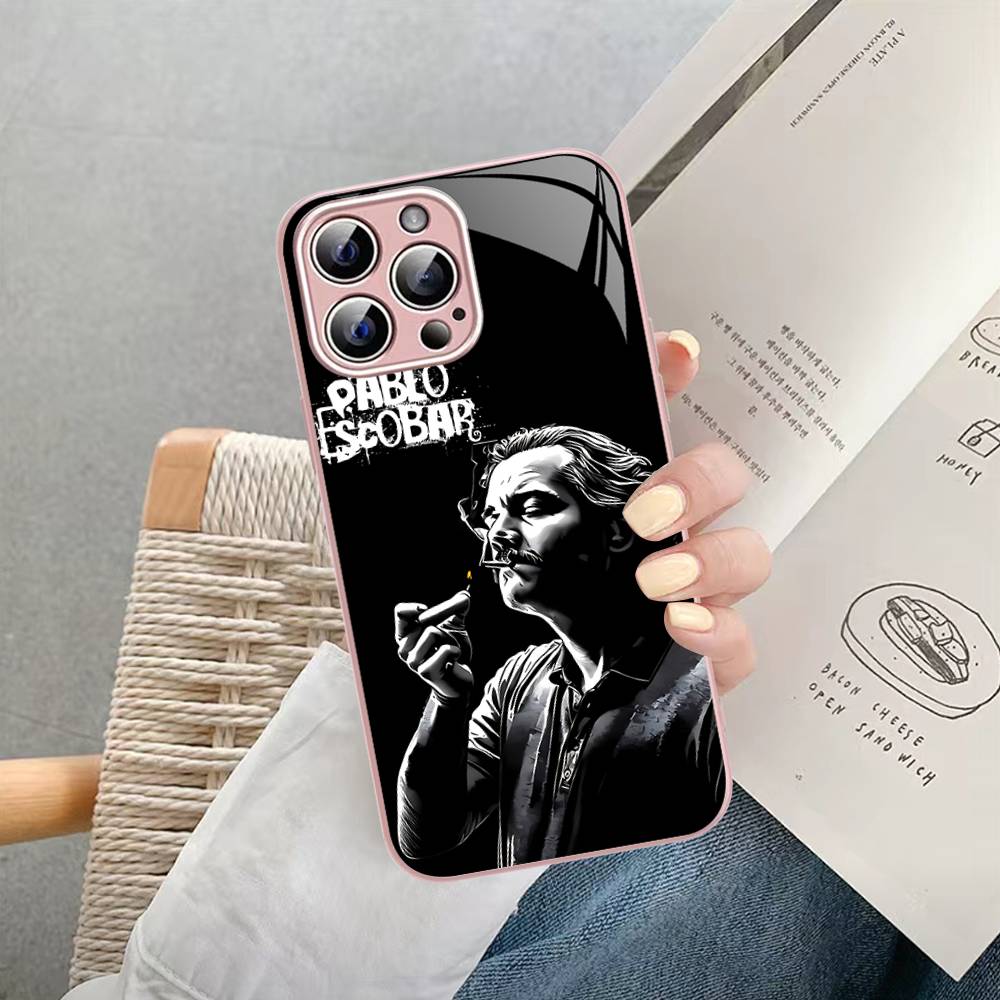 Narcos TV-Serie Pablo Escobar Für IPhone 14 13 12 Mini 11 Pro XS Max X XR 14 Plus Gehärtetes Glas Cover