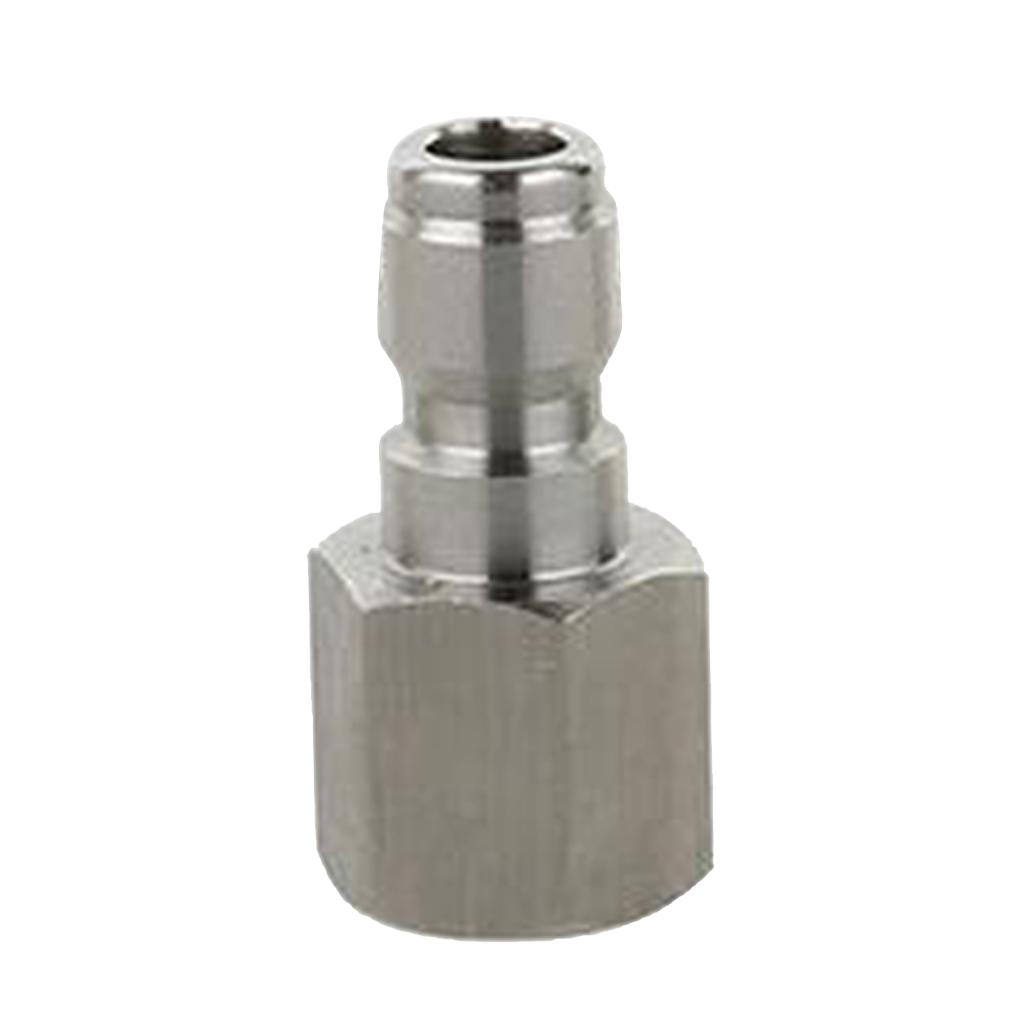 2 Pieces Pressure Washer Quick Connector Easy Connect Fitting Equipment A+B