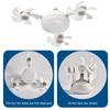 Intelligent Ceiling Light Electric Fan Light Kitchen High Wind Power Silent Easy To Clean Screw Fan Light Restaurant Fan Eye