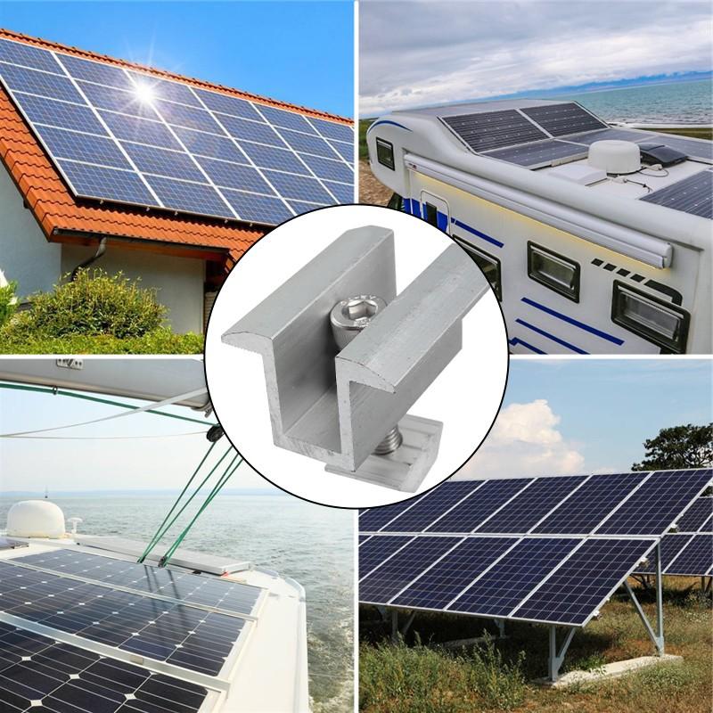 Stainless steel solar panel bracket solar panel mounting kit for RV solar panel