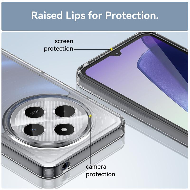 For Xiaomi Redmi 14C Case Redmi 14C 4G Cover TPU Border Acrylic Backplane Protective Phone Cases For Xiaomi Redmi 14C 4G Funda