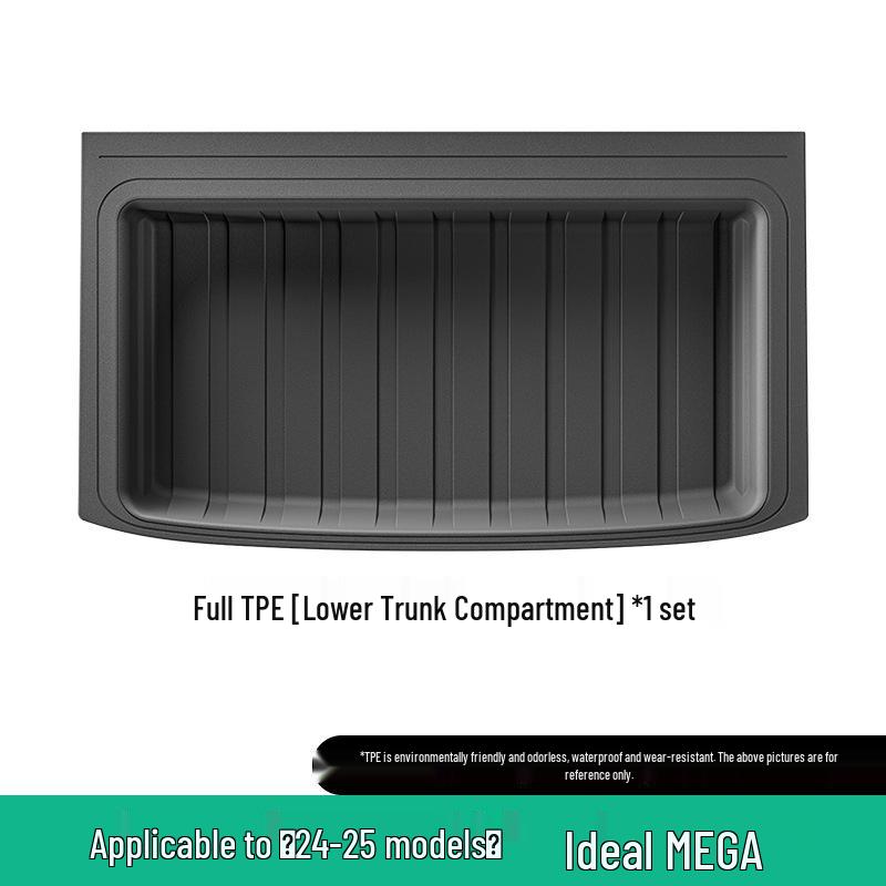 Eco-Friendly TPE Floor Mats for 2024-2025 Li Auto MEGA Car, Vehicle-Specific and Trunk Mats.