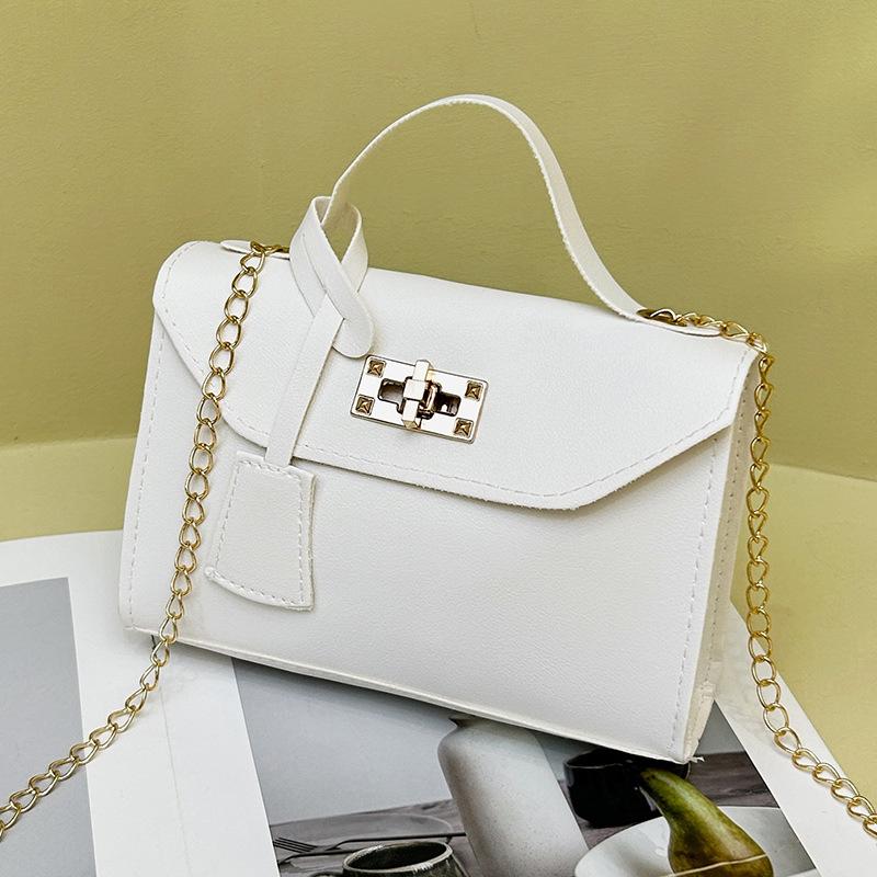 JYL TS Women's Sling Bags  Mini Bag 035 Hand Hold PU Patchwork Chain Printed Bag