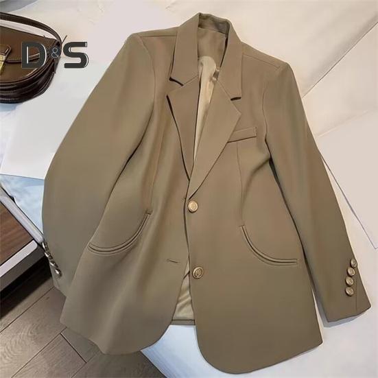 Dámský kostýmek sako Ležérní kancelářské sako Dámský kabát Klopový límec Business sako pro práci Párty Venkovní volný čas