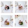 Mini Childrens Fashion Bunny Backpack With Zipper Pocket For Casual Wear