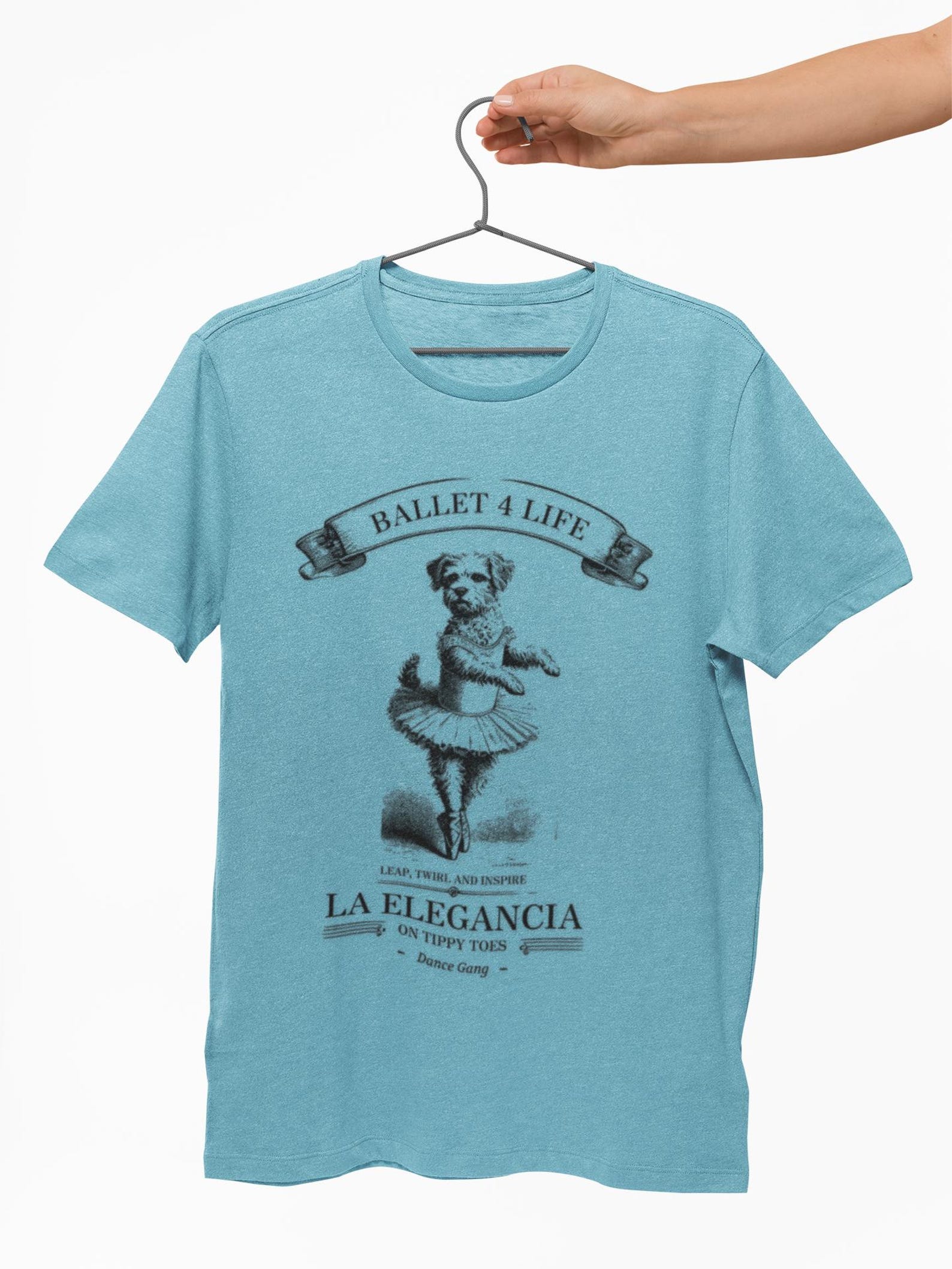 Ballet Dancing Dog T-Shirt-Perfect Gift for Dance Lovers XL