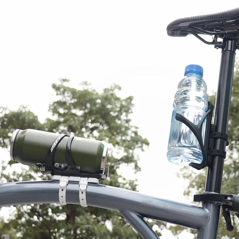 Cycling Bottle Holder Adapter Silicone Gel Road MTB Bottle Cage Conversion Base Without Hole Installation Fixing Bike Bottle