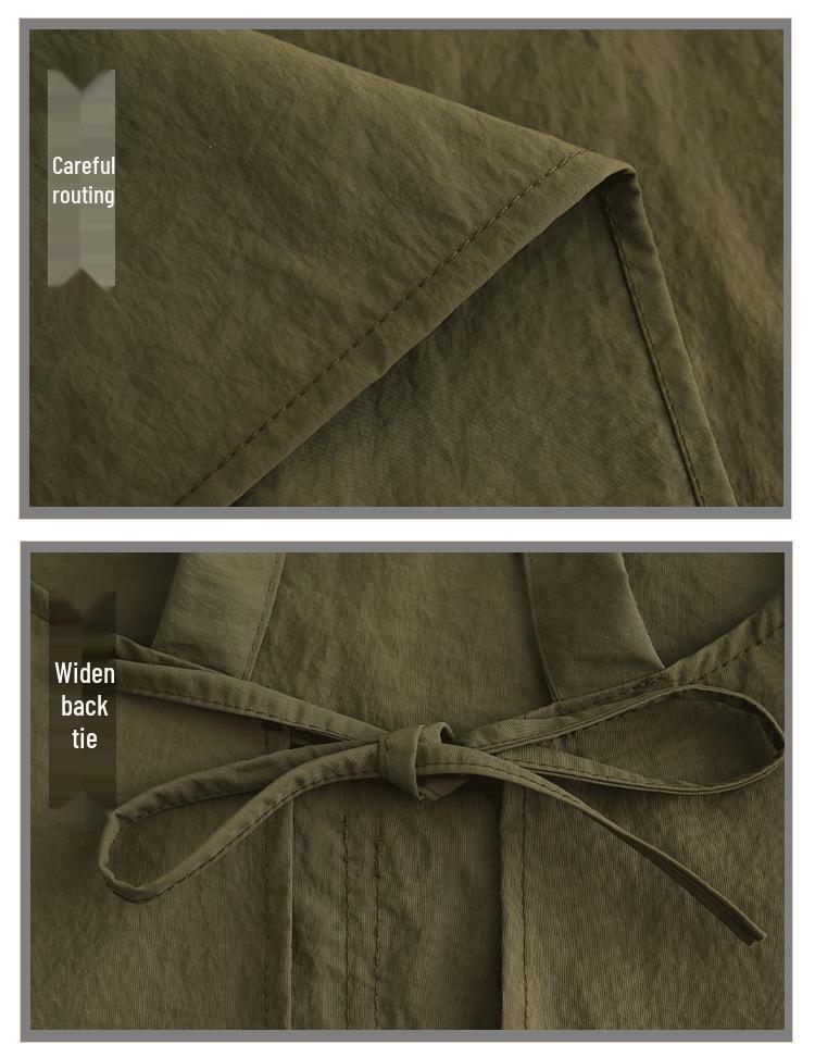 Stylish Water-Resistant Waist Apron: Durable, Printed Kitchen & Baking Wear for Men & Women