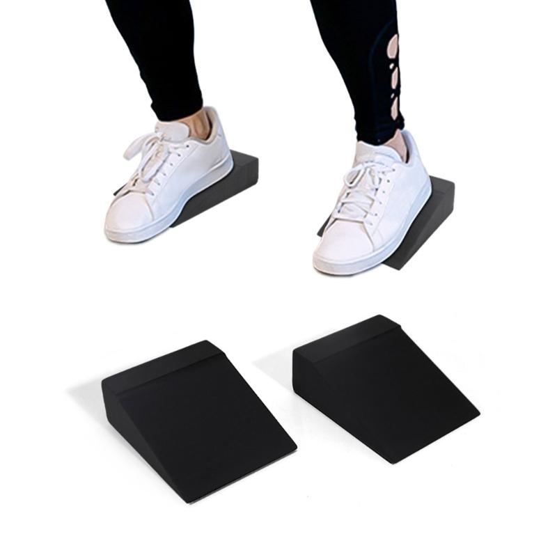 2 Stück Wadenstrecker Schrägbrett Kniebeugen Keile Block Krafttraining Beinmaschine für Kraft- und Balancetraining