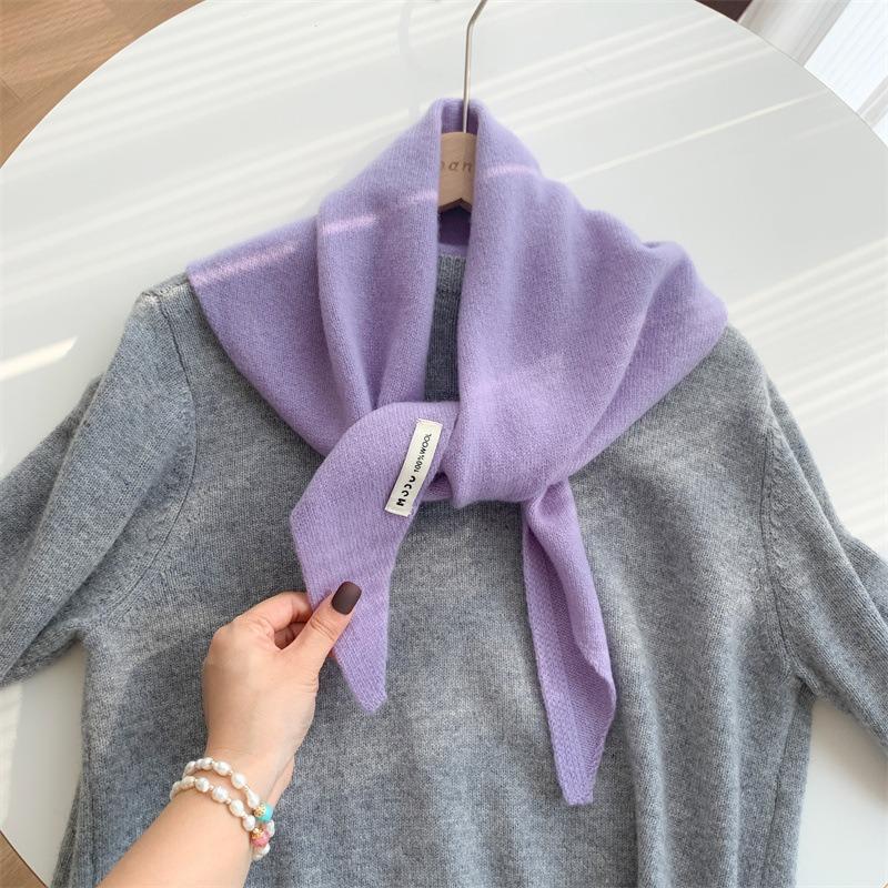 Winter Neck Scarf Delicate Fashion Scarf Wrap Ladies Decorative Scarf Soft Knitted Shawl For Cold Seasons Casual Outings